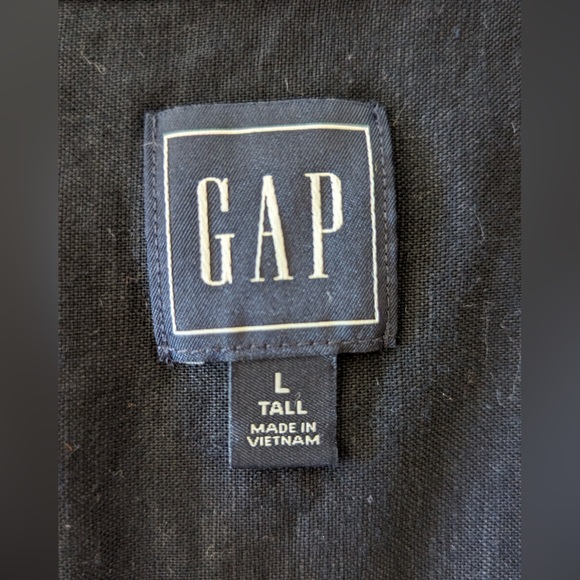 Sleeveless Linen Gap Shirtdress - Picture 4 of 6